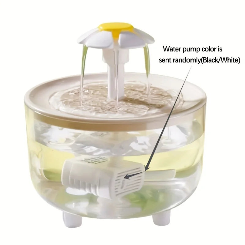 Pet Water Fountain Automatic Cat Drink Bowl Filter USB Electric Mute Pet Drinking Dispenser Drinker for Cats Water Filter