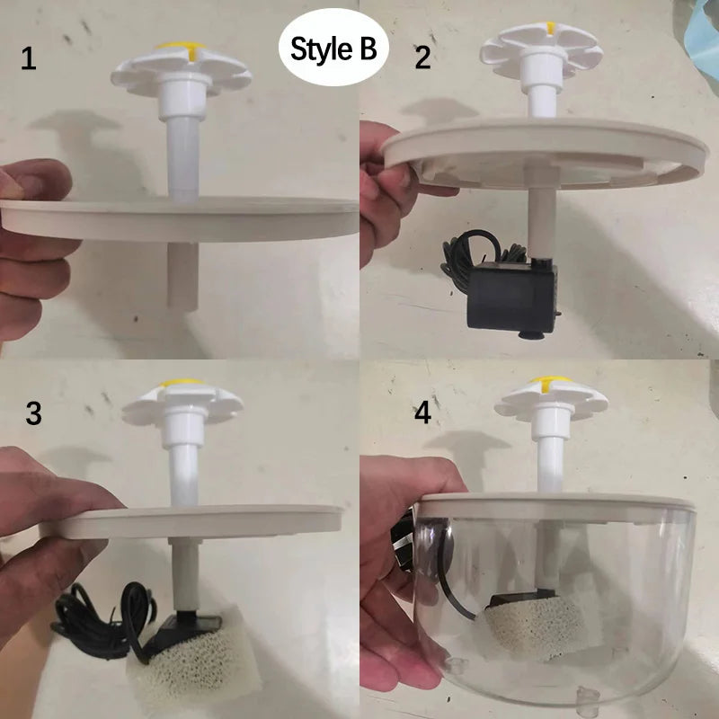 Pet Water Fountain Automatic Cat Drink Bowl Filter USB Electric Mute Pet Drinking Dispenser Drinker for Cats Water Filter