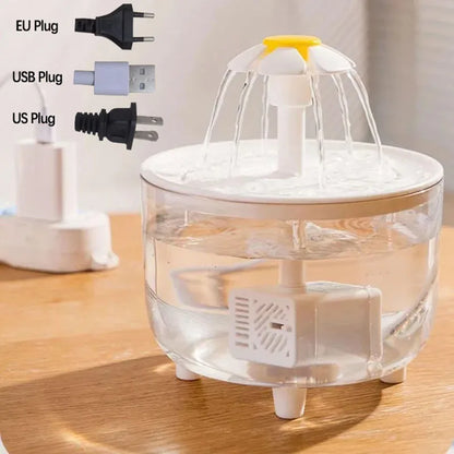 Pet Water Fountain Automatic Cat Drink Bowl Filter USB Electric Mute Pet Drinking Dispenser Drinker for Cats Water Filter
